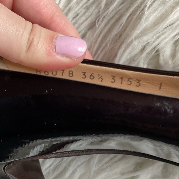 Giuseppe Zanotti Burgundy Red Patent Leather Pointed Toe Pump Heels EUC Sz 36.5 - Picture 7 of 9